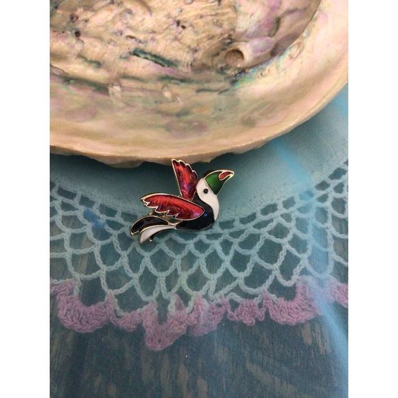 NWT Toucan Bird Brooch Pin Enameled Brooch New - Picture 8 of 12